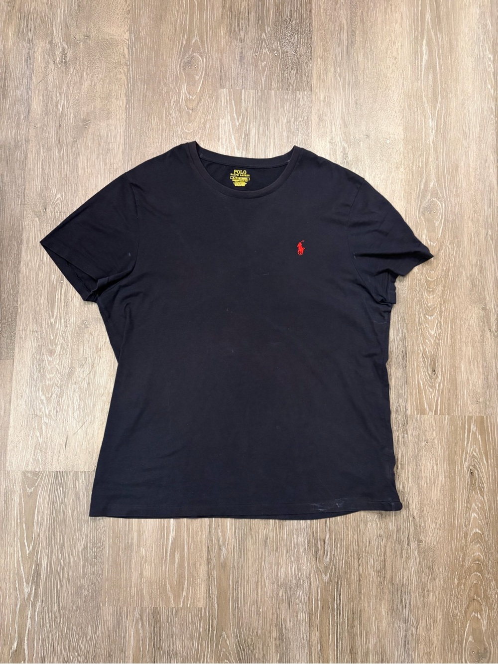 Polo by Ralph Lauren Navy Short Sleeve Crewneck Tee with Red Pony